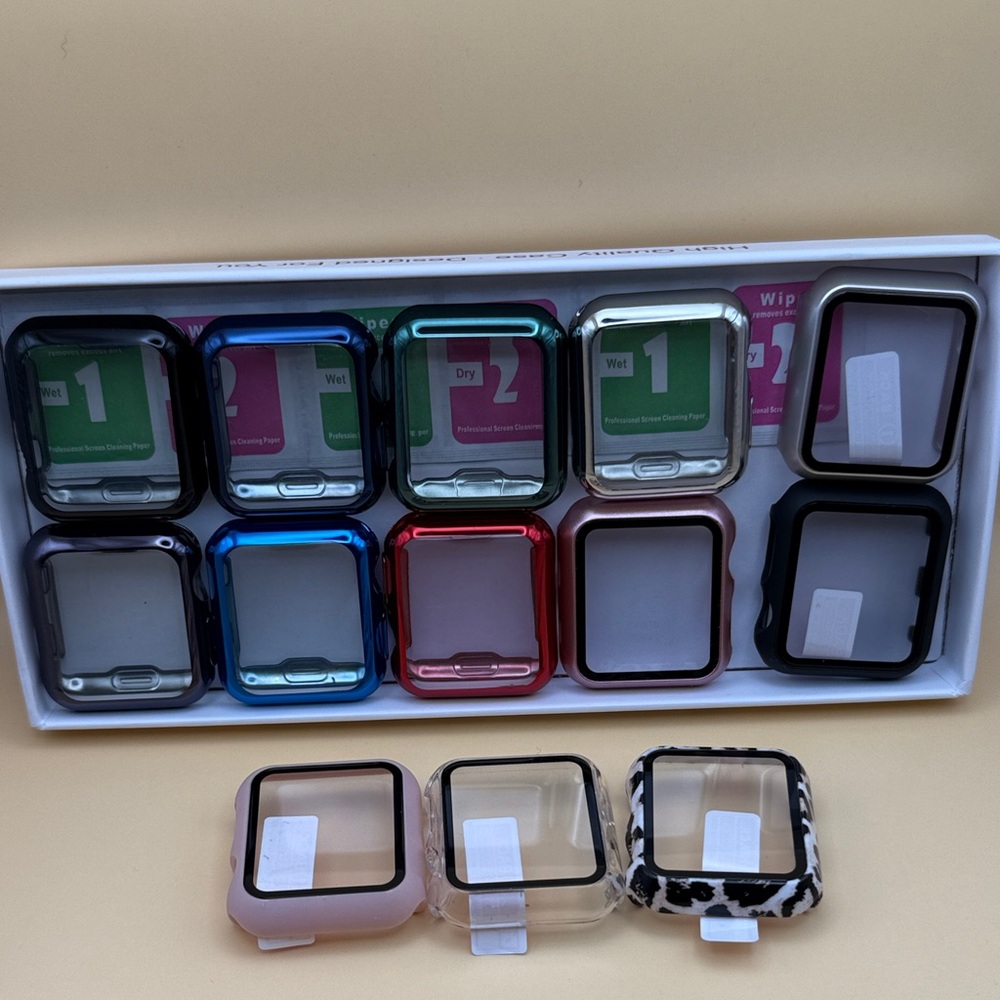 Lot of 13 Apple Watch Case Protector Bumpers 38mm